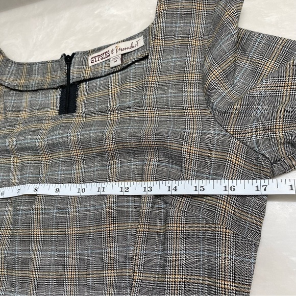 Gypsies & Moondust Plaid Dress Medium - Picture 5 of 9
